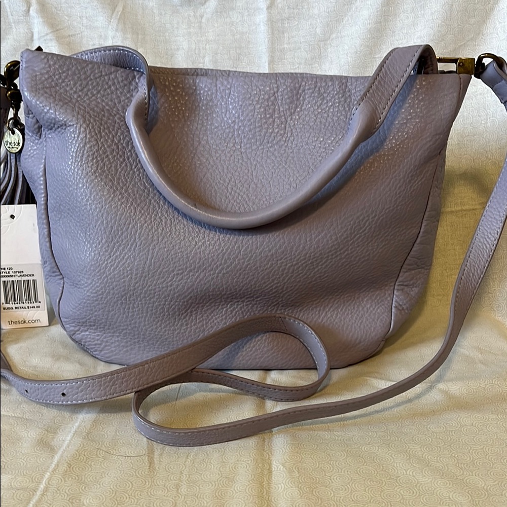 the sak collective. Lavender Leather Shoulder bag